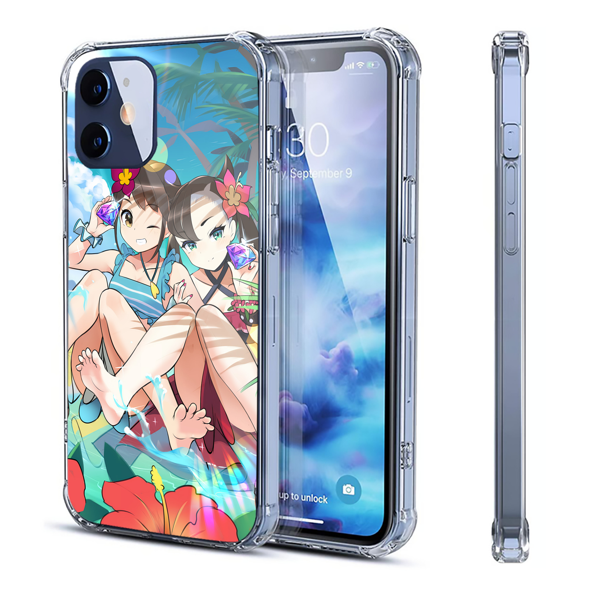 （画像用） ポケットモンスター Pokémon 【iPhone 12シリーズ対応】透明スマホケース（クリアソフトケース）